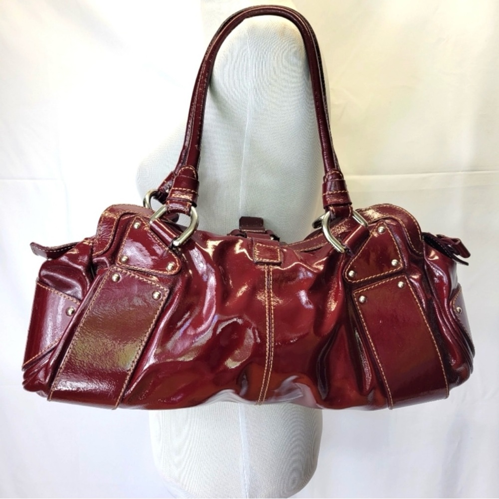 Y2K Burgundy/Red Shoulder Bag